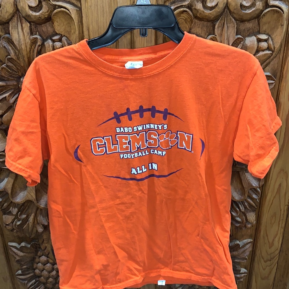 EUC Clemson youth large tee shirt